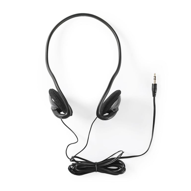 Casque Filaire Nedis HPWD1104BK – Basses Profondes, Câble 1,10 m