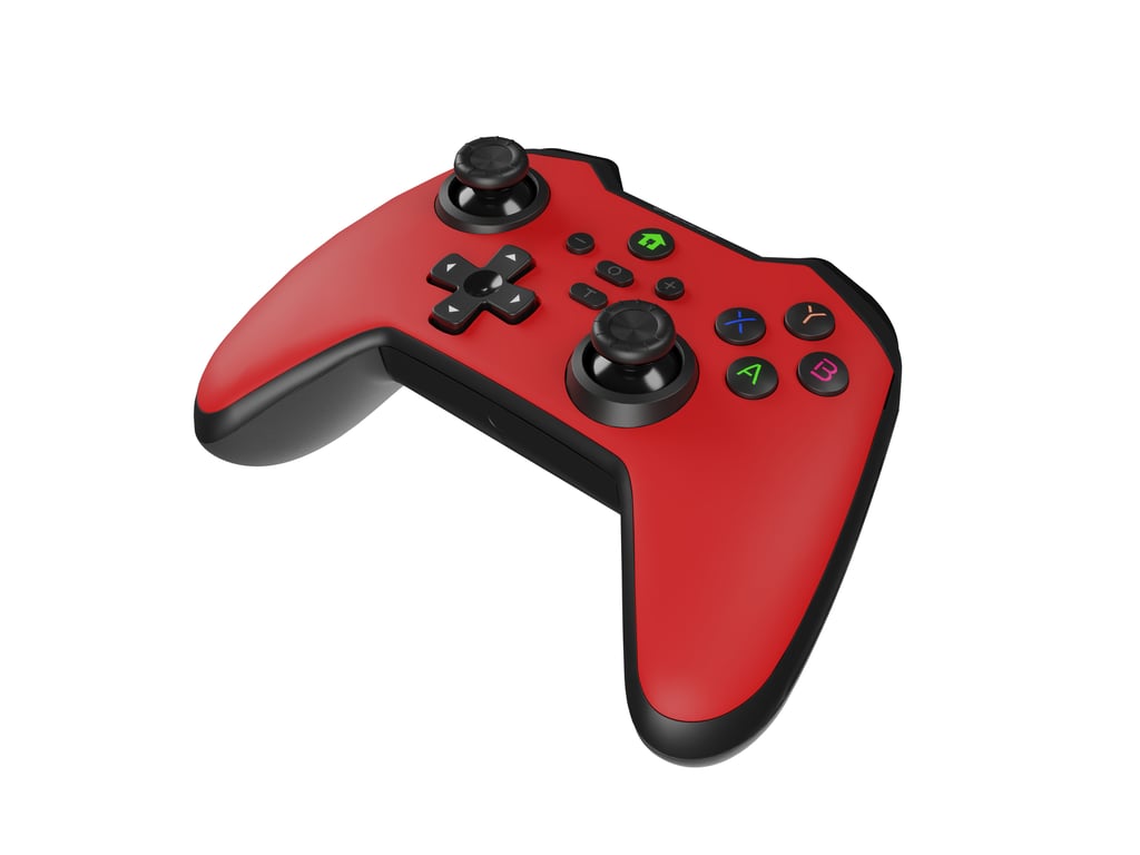 Genesis Mangan 400 Rouge Bluetooth Manette de jeu Analogique/Numérique Android, MAC - vue 3