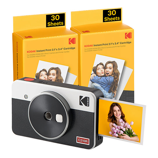 Kodak Mini Shot 2 Retro 53,3 x 86,3 mm CMOS Blanc - Neuf