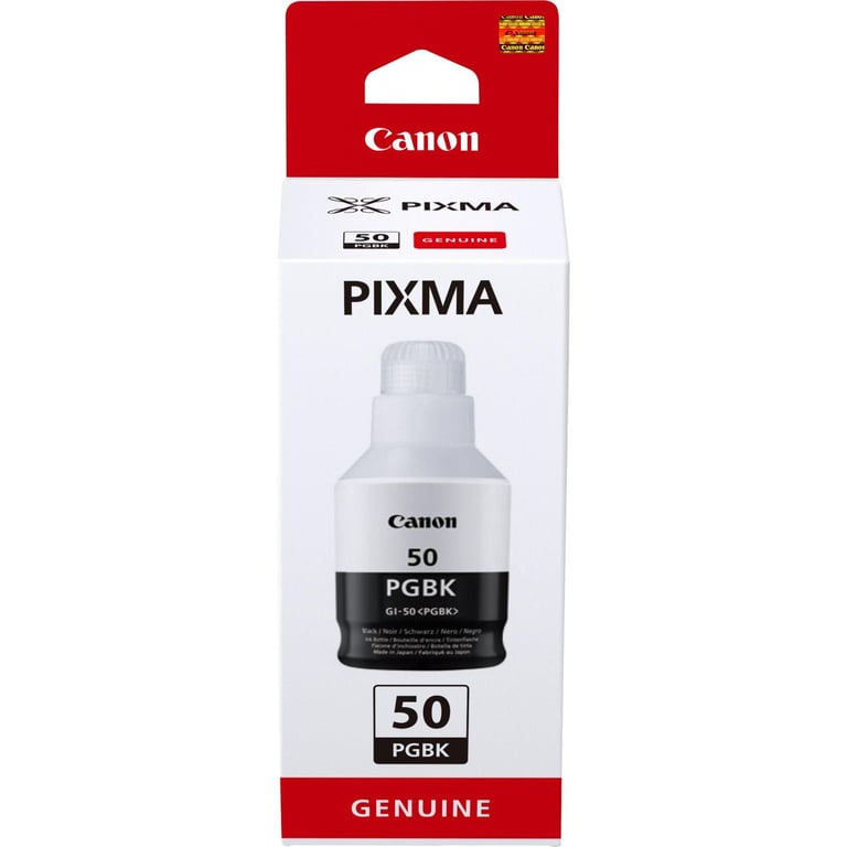 INK CANON GI-50 PGBK NERO Flacone da 170ml Capacità 6.000PP x PIXMA G6050 G5050 GM2050 G7050 GM4050 - Neuf