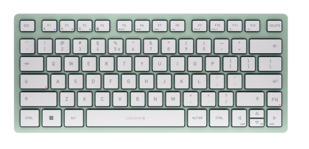 CHERRY KW 7100 MINI BT clavier Universel Bluetooth QWERTY US International Couleur menthe - Neuf