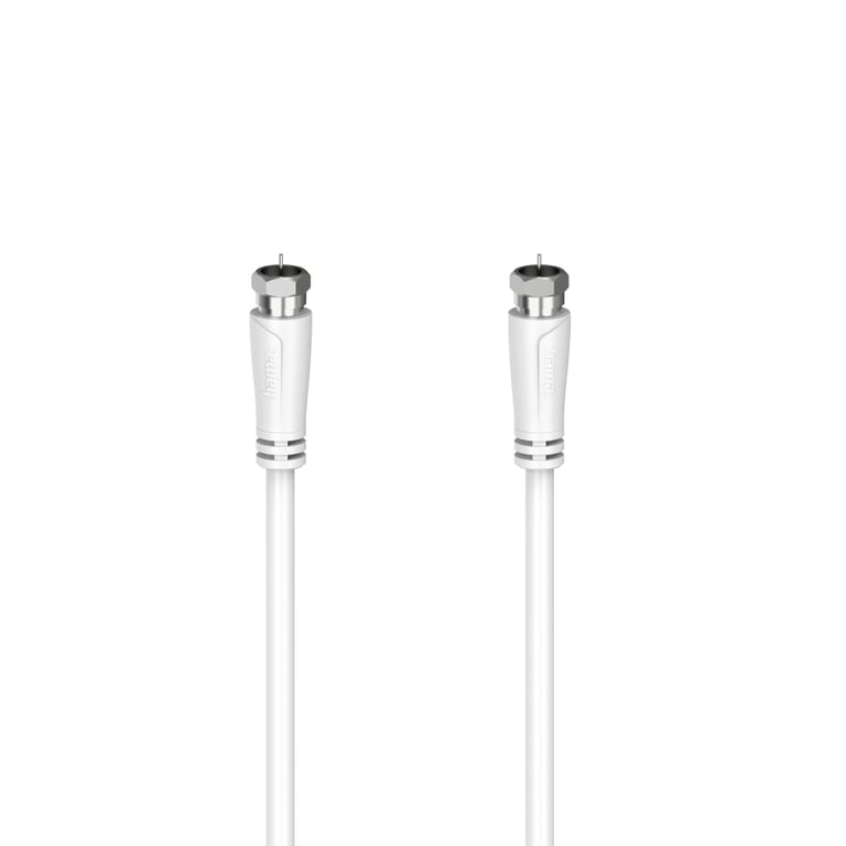 Hama 00205064 câble coaxial 3 m F Blanc - vue 2