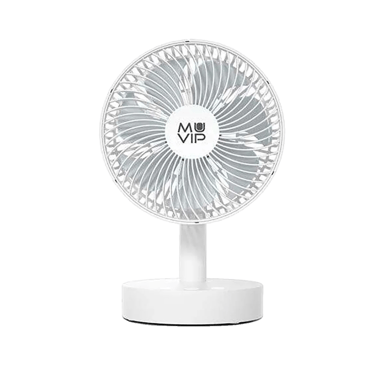 Ventilatore Muvip fan portatile oscillante 12w 19cm bianco