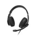 Hama HS-USB300 V2 Auricular con cable de sobremesa/centro de llamadas USB tipo A Negro