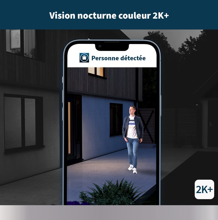 Arlo Pro Caméra de surveillance extérieure 5 2K+, kit de 4 caméras