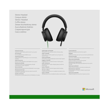 Microsoft Xbox Stereo Headset Casque Avec fil Arceau Jouer Noir
