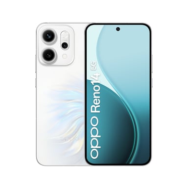 OPPO 14 5G Reno14 5G 16,7 cm (6.59'') SIM doble Android 15 USB Tipo C 12 GB 512 GB 6000 mAh Blanco