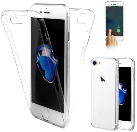 Coque Silicone Integrale Transparente pour IPHONE 8 APPLE Protection Gel Souple