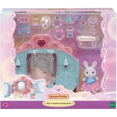 Coffret de Jeu - Dressing de Princesse - Carrosse et Fille Lapin Neige