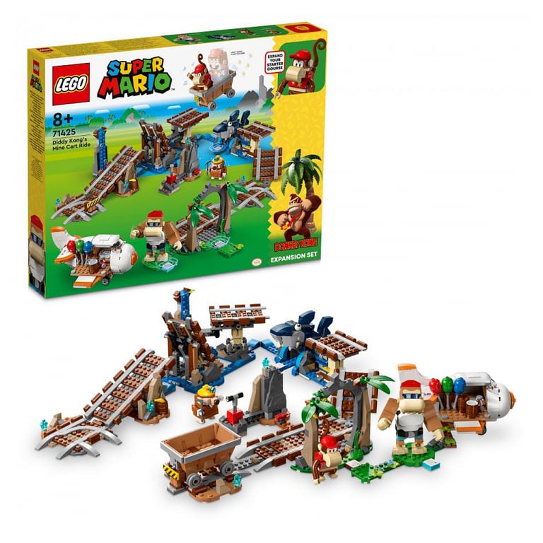 71425 Ensemble d extension course de chariot de mine de diddy kong Super Mario¿ - vue 5