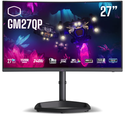 Cooler Master Gaming GM27QP écran plat de PC 68,6 cm (27 ) 2560 x 1440 pixels Quad HD Noir - Neuf