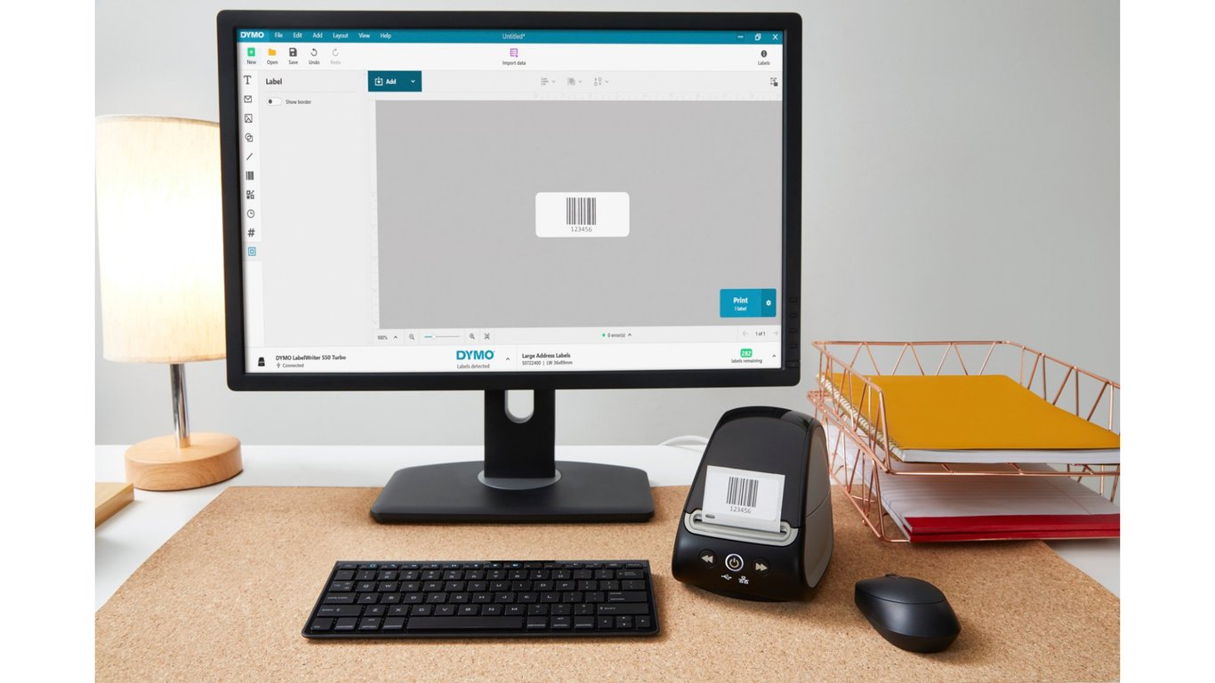 DYMO LabelWriter 550 Turbo imprimante pour étiquettes Thermique directe Avec fil EthernetLAN Neuf - vue 2