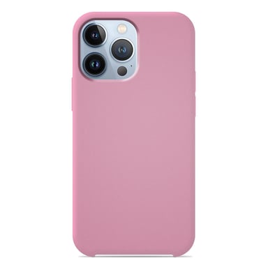 Coque silicone unie Soft Touch Rose compatible Apple iPhone 13 Pro
