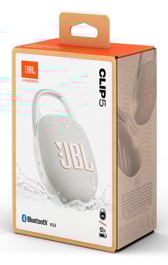 JBL Clip 5, Blanc