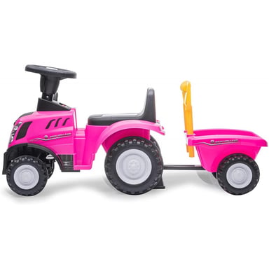 Trattore a Spinta New Holland T7 Rosa per Bambini