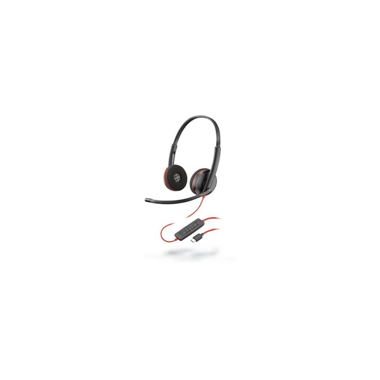 POLY Blackwire 3220 Casque Avec fil Arceau BureauCentre d'appels USB Type C Neuf