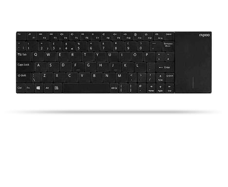 Rapoo E2710 teclado Universal RF inalámbrico AZERTY Francés Negro