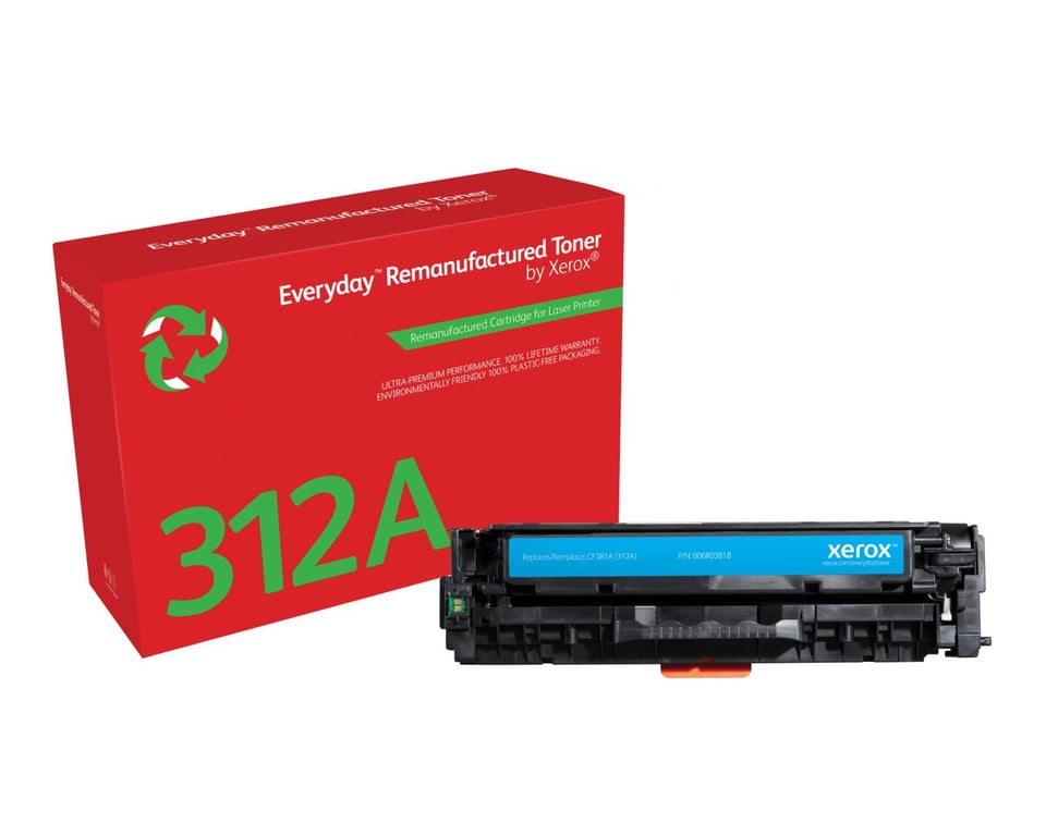 xerox everyday toner cyan toner cartridge equivalent to hp for color laserjet - vue 5