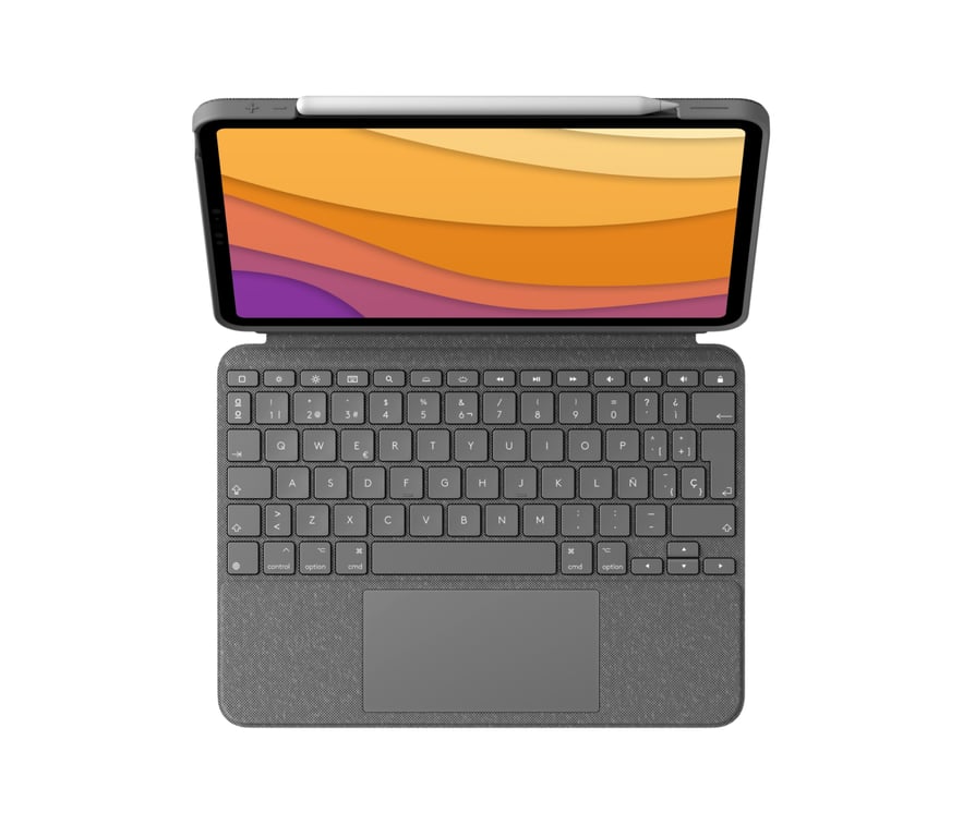Logitech 920-010300 clavier pour tablette QWERTY Espagnole Smart Connector Gris - Neuf