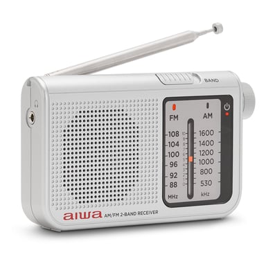 Aiwa RS-55SL Radio portable Personnel Analogique Argent