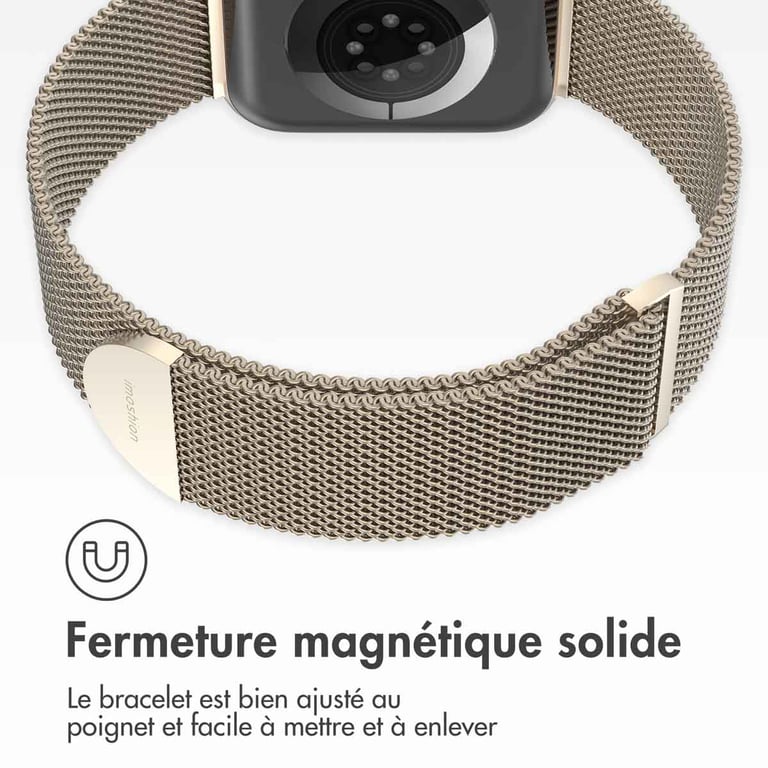 Bracelet Apple Watch 42mm Magnétique Milanais - vue 8