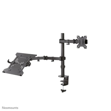 NEOMOUNTS BY NEWSTAR Monitor/Screen and Notebook Desk Mount clamp/grommet 10-32p max 8kg Full motion black - Neuf