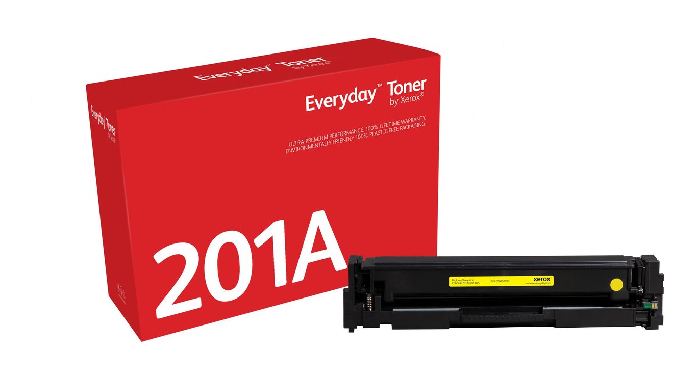 Xerox Jaune compatible cartouche de toner alternative pour : Canon CRG 045Y HP CF402A pour Canon ImageCLASS LBP612 MF632 MF634 HP Color LaserJet Pro M252 MFP M277 - vue 4