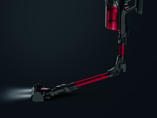 Rowenta RH98A7 Aspiradora escoba 2 en 1 Batería Secar Sin bolsa 0,9 L 320 W Rojo, Gris