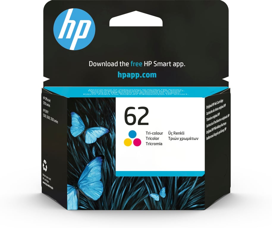 INK HP C2P06AE N.62 CYM x 5540 5547 5640 5740 7640 OJ 200 OJ 250 Neuf