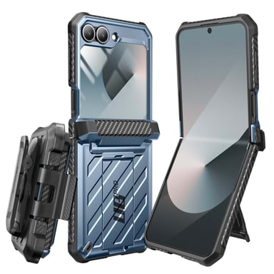 Supcase Funda para Samsung Galaxy Z Flip 6 A prueba de golpes Azul Pálido