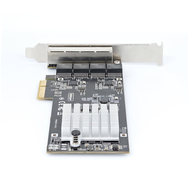 StarTech.com Carte Réseau PCIe à 4 Ports 2 5 Gbps NBASE T Intel I225 V Carte Réseau pour PC Carte Réseau Ethernet Gigabit Carte LAN Serveur PCI Express 2.1 Interface Ethernet de Bureau Neuf - vue 2