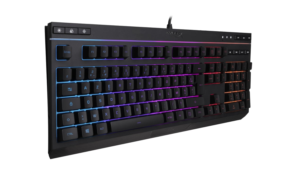 RGB hyperX core en alliage Clavier de jeu disposition FR - vue 2