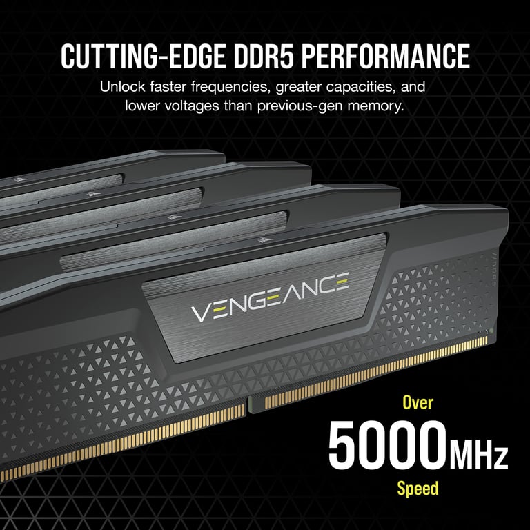 Corsair Vengeance DDR5 2 x 6000 MHz CL36 1.25V - vue 3