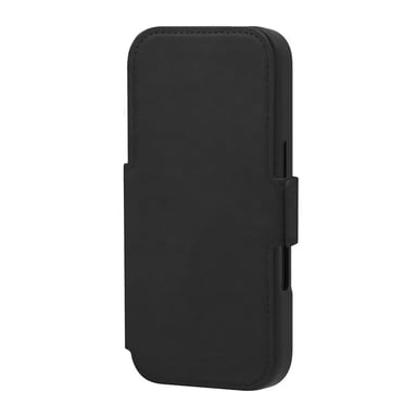 DBRAMANTE1928 Funda tipo cartera 2 en 1 para iPhone 17 Pro con carcasa MagSafe desmontable Negro