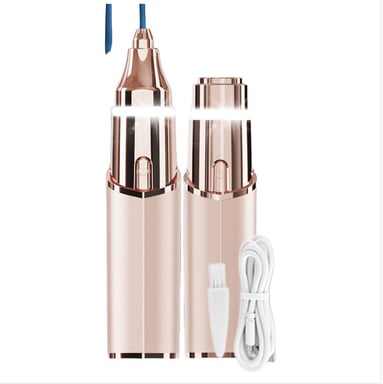 Mini Epilatore Portatile Ricaricabile a Forma di Rossetto Gold