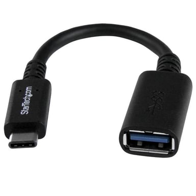 StarTech.com Adaptateur USB-C vers USB-A de 15cm, USB 5Gbps, 3A, Convertisseur USB-C Mâle vers USB-A Femelle, Certifié USB-IF - Compatible Thunderbolt - Neuf