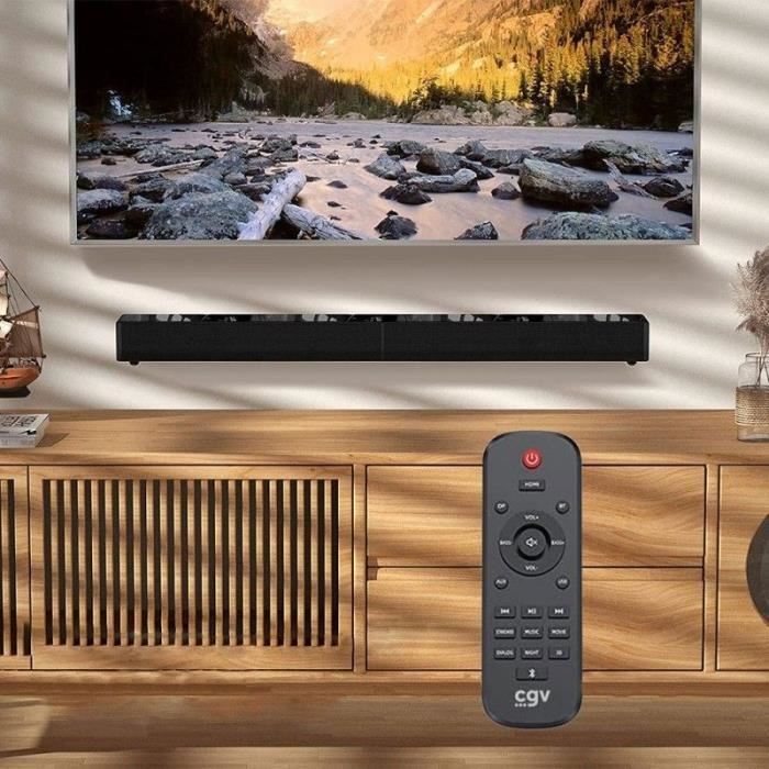 Barre De Son CGV BDS ALTO – 80W, Subwoofers Intégrés, HDMI ARC, Bluetooth - vue 2