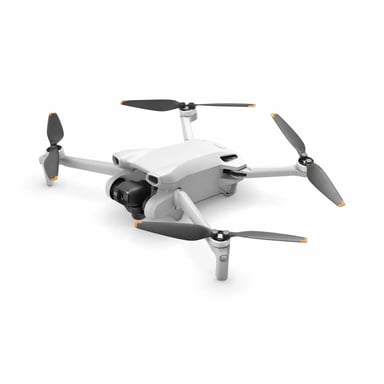 DJI Mini 3 (RC) 4 rotores Minidrón 48 MP 3840 x 2160 Pixeles 2453 mAh Gris, Blanco
