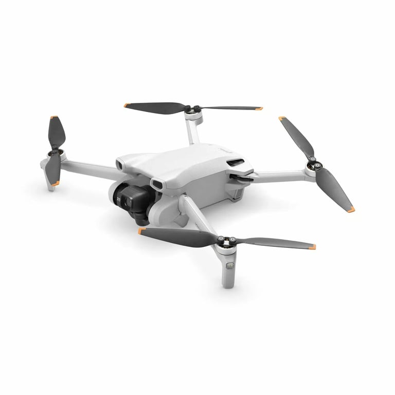 DJI Mini 3 (RC) 4 rotores Minidrón 48 MP 3840 x 2160 Pixeles 2453 mAh Gris, Blanco