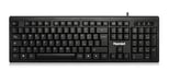 Hamlet KU200 teclado Oficina USB QWERTY Italiano Negro