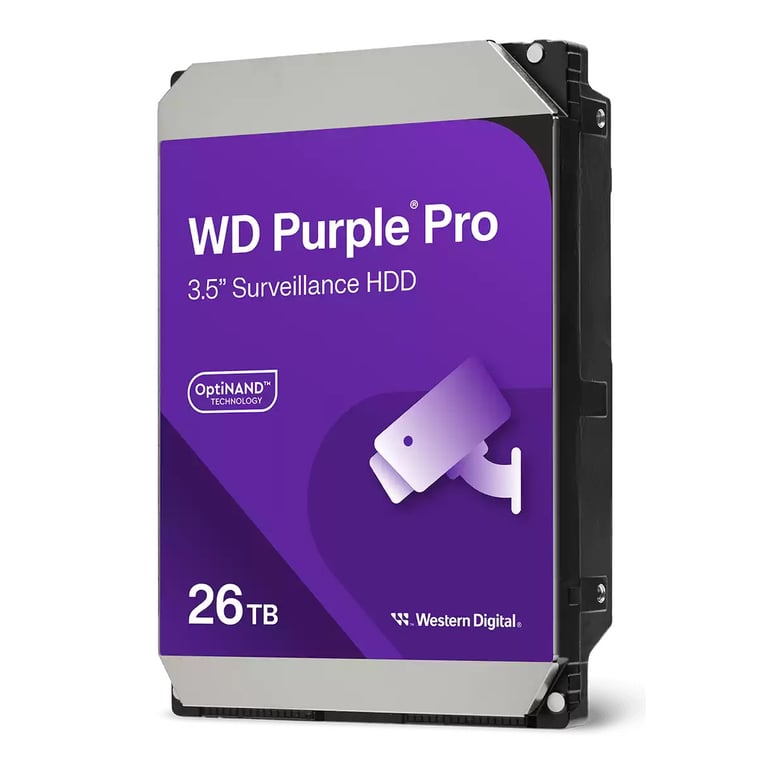 WD Pro WD260PURP Disque dur 26 To surveillance vidéo intelligente interne 3.5 SATA 6Gb/ 7200 toursmin mémoire tampon : 512 Mo - vue 8