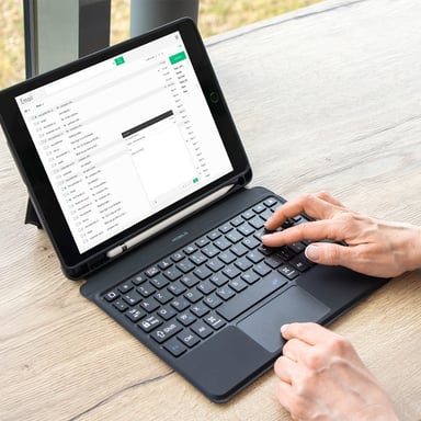 Mobilis 029029 Custodia per tablet 25,9 cm (10,2'') Folio Nero