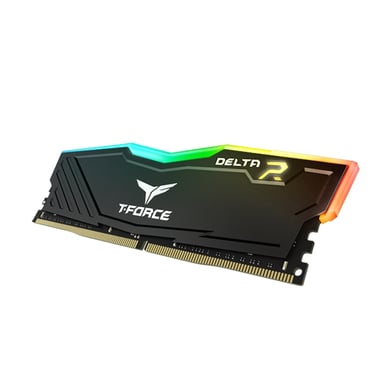 DDR4 TEAMGROUP T-FORCE DELTA RGB 8GB X2 3600 NEGRO