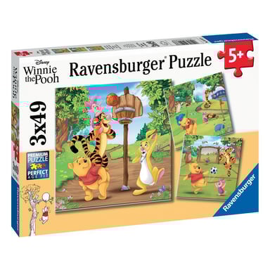 Disney Winnie the Pooh Sport Puzzles Set - 3 Puzzles de 49 Piezas