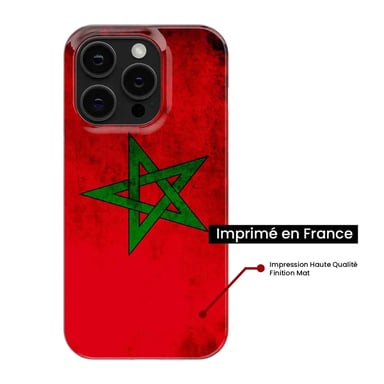 Coque en silicone - Compatible Xiaomi Redmi 14C 4G - design drapeau maroc