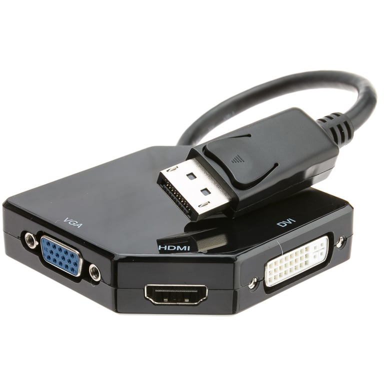 DLH ADAPTATEUR HDMI VERS DVI / VGA / DISPLAYPORT F Neuf - vue 2