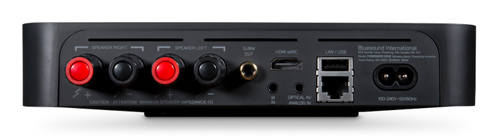 Lecteur et Amplificateur Hi Fi Bluesound Powernode Edge Bluetooth - vue 8