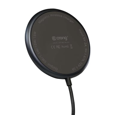 Chargeur Sans Fil Magnétique MagSafe 15W en Aluminium avec Câble USB-C 1m Graphite