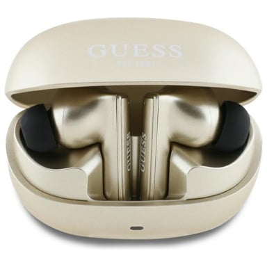 TWS Guess Capsule Logo stampato oro cuffie wireless