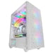 Mars Gaming MC-MAG, Caja Gaming ATX, Ventana Lateral Completa Cristal Templado, Doble Rejilla Magnética Antipolvo Frontal + Superior, 3x Ventiladores FRGB 120mm, Refrigeración Líquida 360mm, Blanco